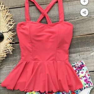 NWT high waisted swim suit!